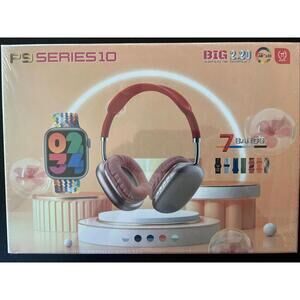 P9 Series 10 Smart Watch w/ 7 Bands And Headphones